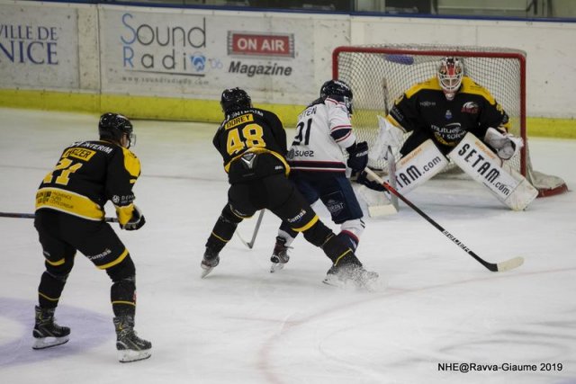 Photo hockey match Nice - Angers  le 02/11/2019
