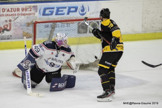 Photo hockey match Nice - Angers  le 02/11/2019