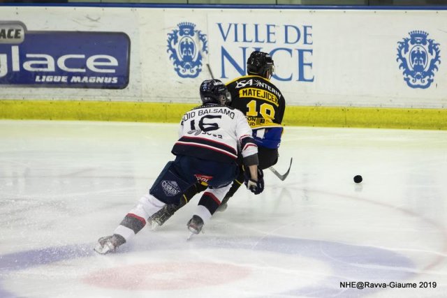 Photo hockey match Nice - Angers  le 02/11/2019