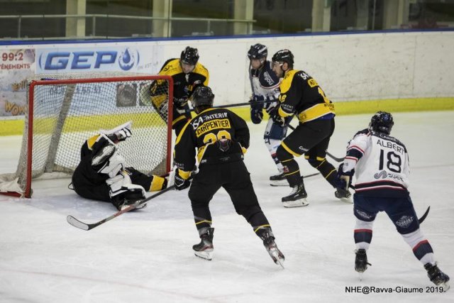 Photo hockey match Nice - Angers  le 02/11/2019