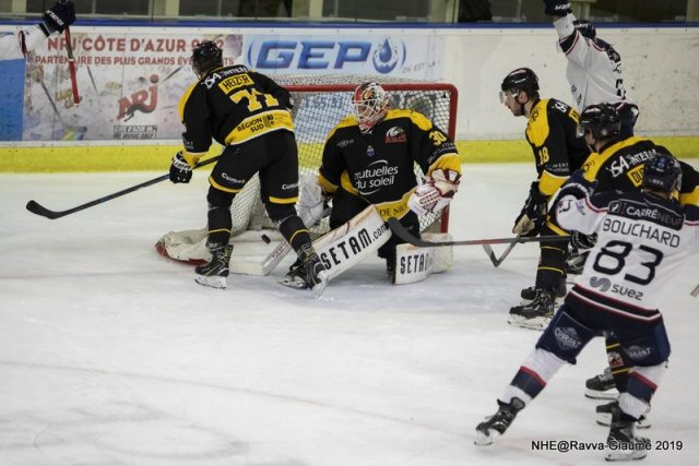 Photo hockey match Nice - Angers  le 02/11/2019