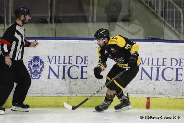 Photo hockey match Nice - Angers  le 02/11/2019
