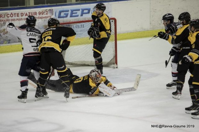 Photo hockey match Nice - Angers  le 02/11/2019