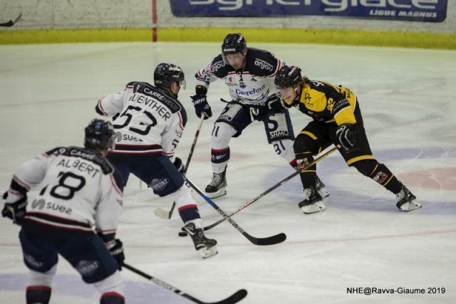 Photo hockey match Nice - Angers  le 02/11/2019