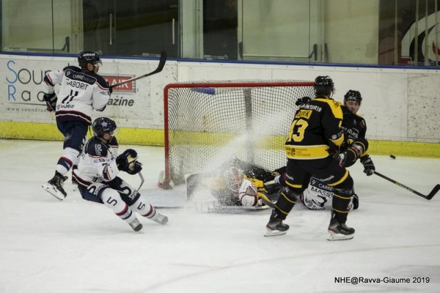 Photo hockey match Nice - Angers  le 02/11/2019