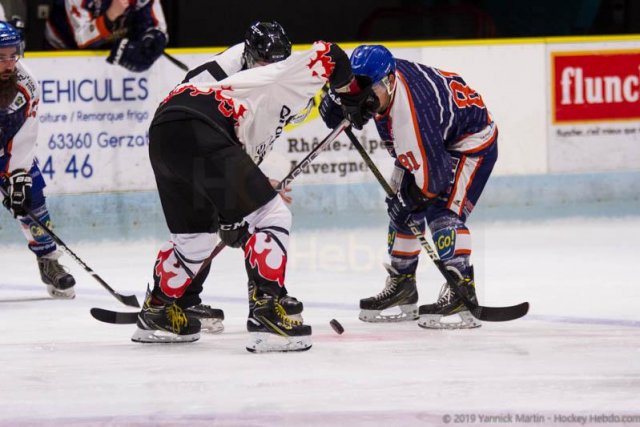 Photo hockey match Clermont-Ferrand II - Poitiers le 09/11/2019