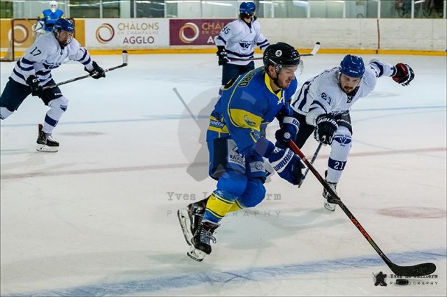 Photo hockey match Châlons-en-Champagne - Paris (FV) le 09/11/2019