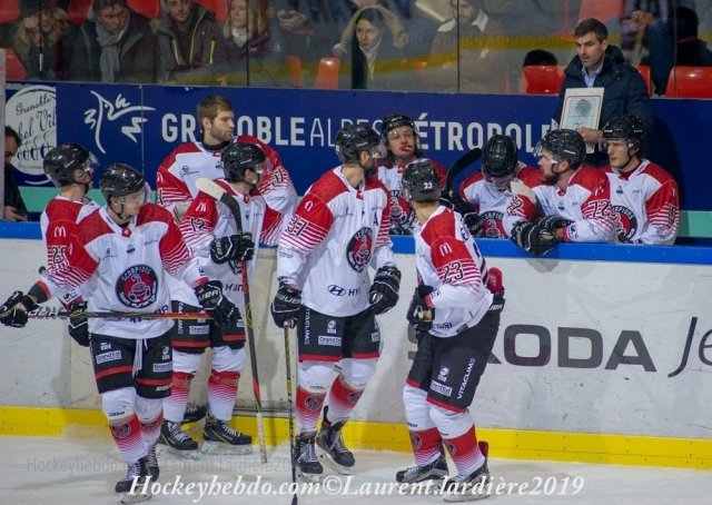 Photo hockey match Grenoble  - Mulhouse le 15/11/2019