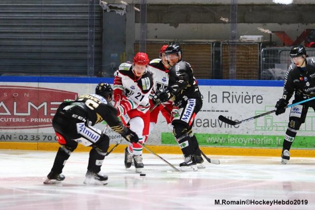 Photo hockey match Rouen - Anglet le 15/11/2019
