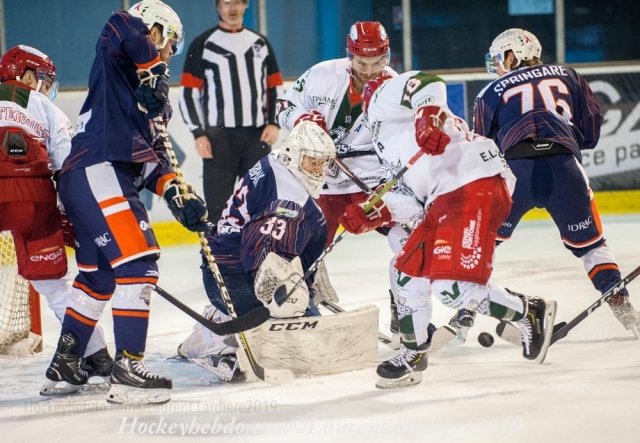 Photo hockey match Montpellier  - Cergy-Pontoise le 16/11/2019