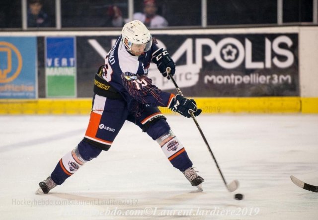 Photo hockey match Montpellier  - Cergy-Pontoise le 16/11/2019
