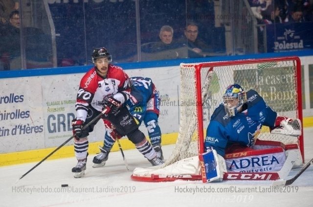 Photo hockey match Grenoble  - Bordeaux le 17/11/2019