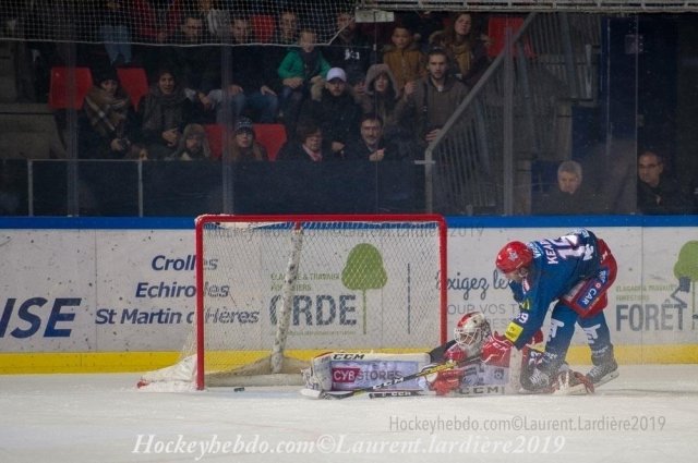 Photo hockey match Grenoble  - Bordeaux le 17/11/2019
