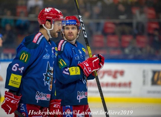Photo hockey match Grenoble  - Bordeaux le 17/11/2019