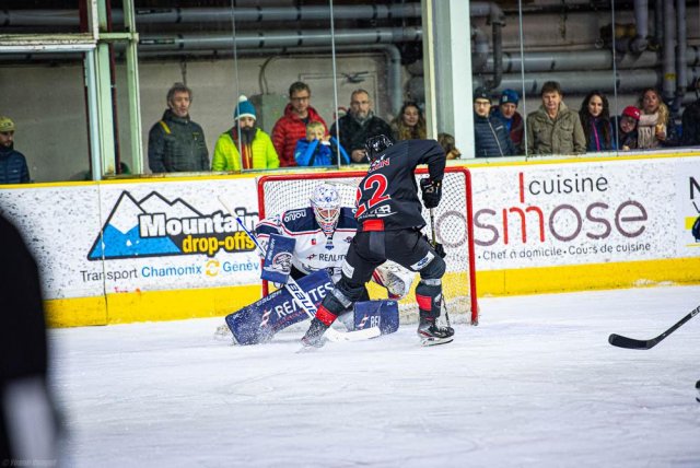 Photo hockey match Chamonix  - Angers  le 19/11/2019