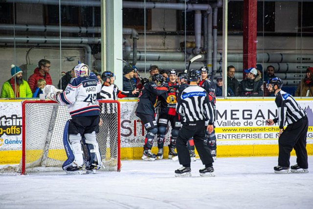 Photo hockey match Chamonix  - Angers  le 19/11/2019