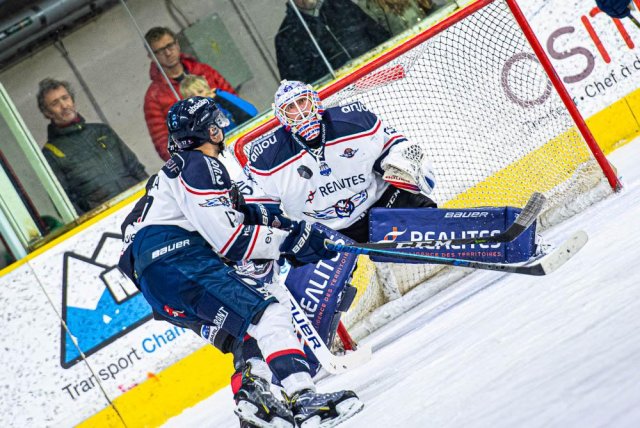 Photo hockey match Chamonix  - Angers  le 19/11/2019