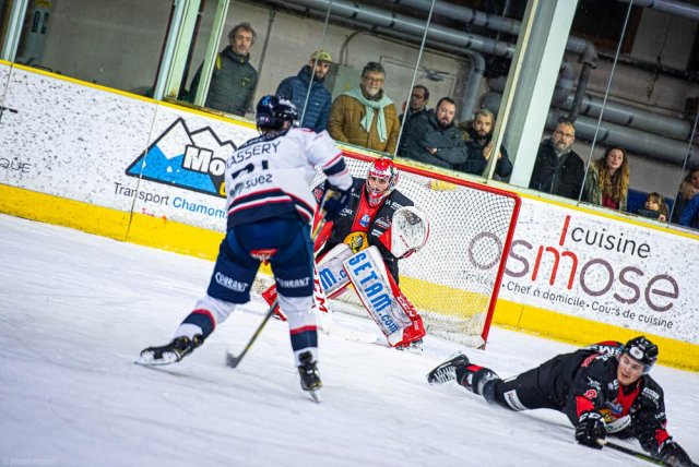 Photo hockey match Chamonix  - Angers  le 19/11/2019