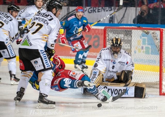 Photo hockey match Grenoble  - Rouen le 22/11/2019