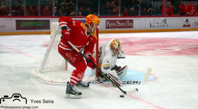 Photo hockey match Lausanne - Genève le 23/11/2019