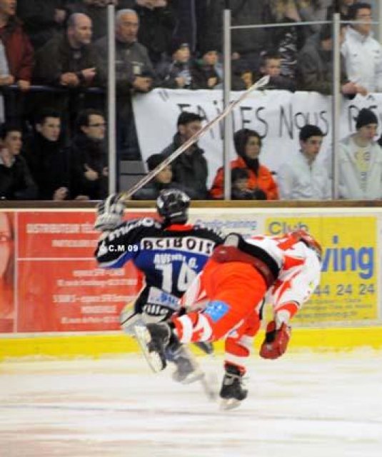 Photo hockey match Caen  - Valence le 11/04/2009