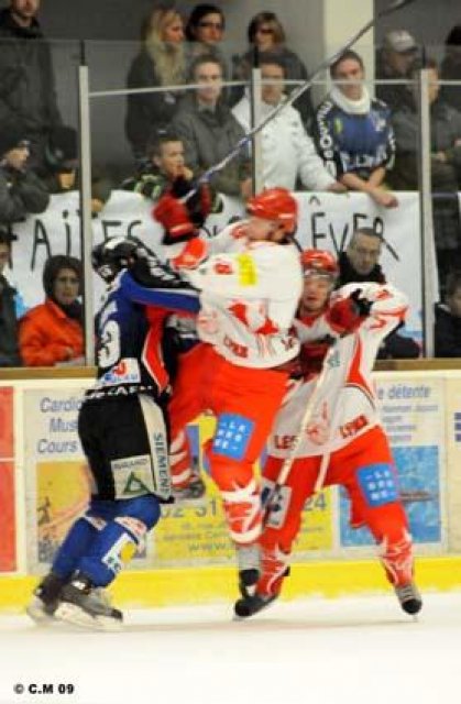 Photo hockey match Caen  - Valence le 11/04/2009