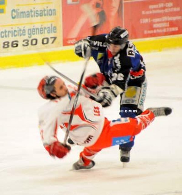 Photo hockey match Caen  - Valence le 11/04/2009