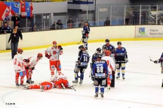 Photo hockey match Caen  - Valence le 11/04/2009