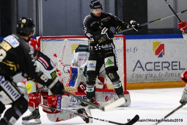 Photo hockey match Rouen - Grenoble  le 01/12/2019