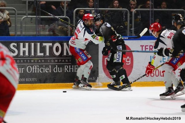 Photo hockey match Rouen - Grenoble  le 01/12/2019