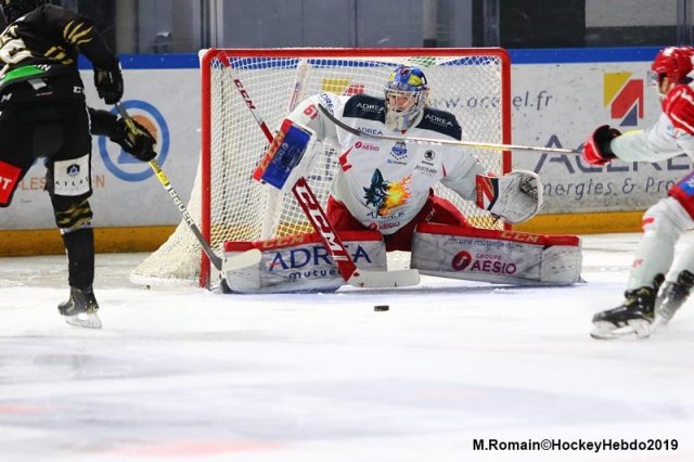 Photo hockey match Rouen - Grenoble  le 01/12/2019