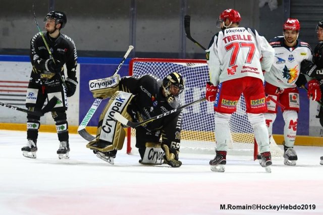 Photo hockey match Rouen - Grenoble  le 01/12/2019