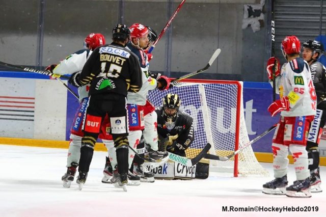 Photo hockey match Rouen - Grenoble  le 01/12/2019