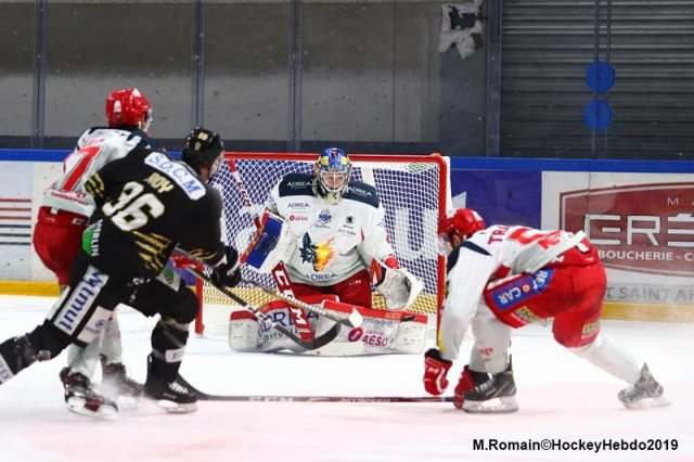 Photo hockey match Rouen - Grenoble  le 01/12/2019