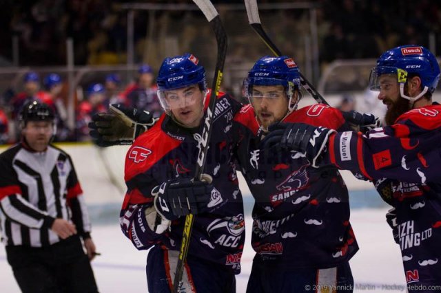 Photo hockey match Clermont-Ferrand - Tours  le 30/11/2019