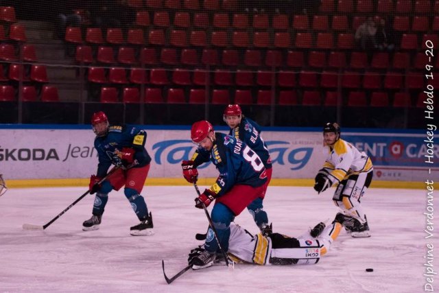 Photo hockey match Grenoble U20 - Rouen U20 le 01/12/2019