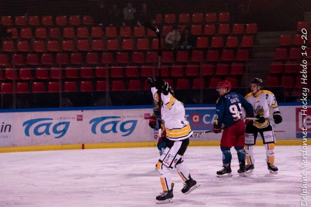 Photo hockey match Grenoble U20 - Rouen U20 le 01/12/2019