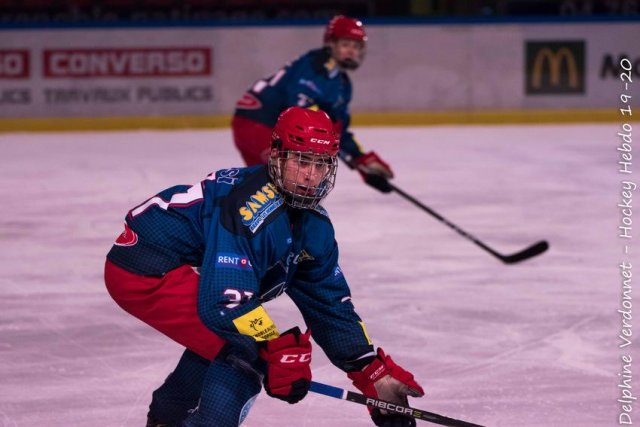 Photo hockey match Grenoble U20 - Rouen U20 le 01/12/2019