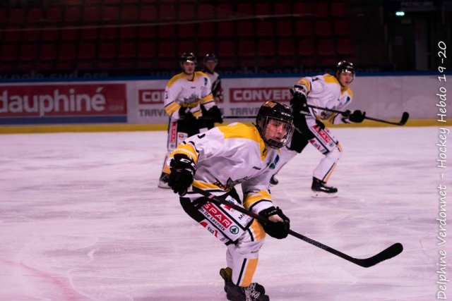 Photo hockey match Grenoble U20 - Rouen U20 le 01/12/2019