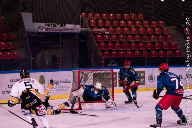 Photo hockey match Grenoble U20 - Rouen U20 le 01/12/2019