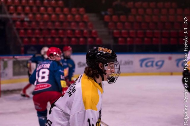 Photo hockey match Grenoble U20 - Rouen U20 le 01/12/2019