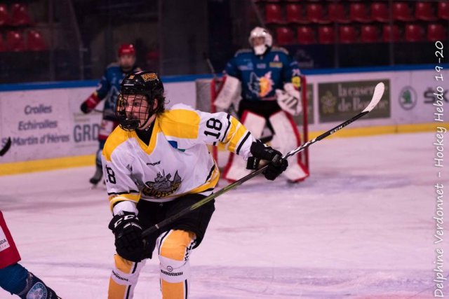 Photo hockey match Grenoble U20 - Rouen U20 le 01/12/2019