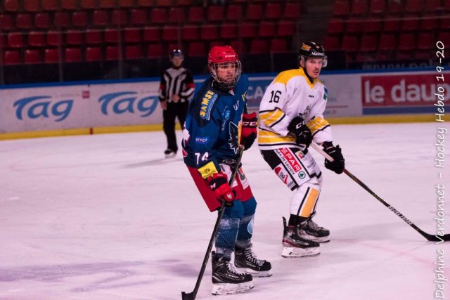 Photo hockey match Grenoble U20 - Rouen U20 le 01/12/2019