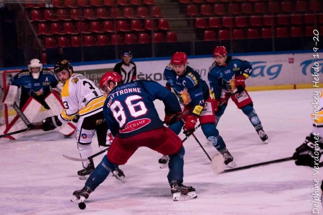 Photo hockey match Grenoble U20 - Rouen U20 le 01/12/2019