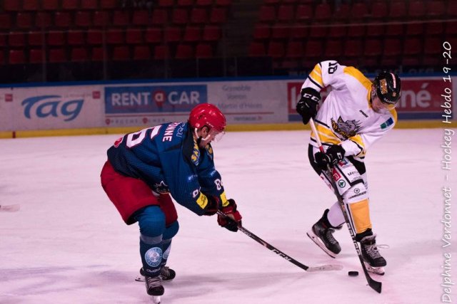 Photo hockey match Grenoble U20 - Rouen U20 le 01/12/2019