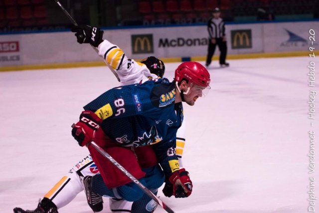 Photo hockey match Grenoble U20 - Rouen U20 le 01/12/2019