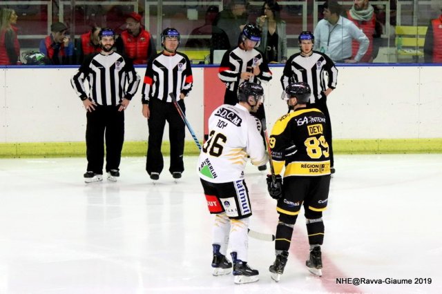 Photo hockey match Nice - Rouen le 29/11/2019