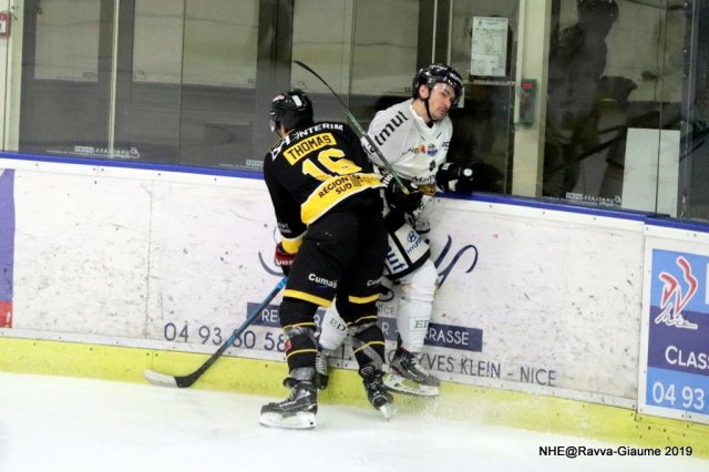 Photo hockey match Nice - Rouen le 29/11/2019
