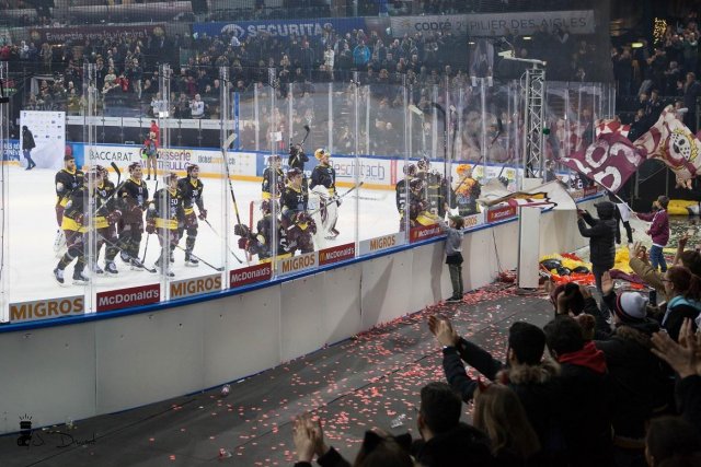 Photo hockey match Genève - Bienne le 06/12/2019