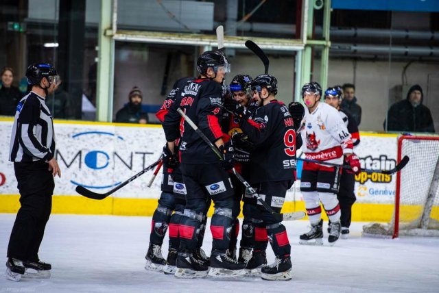 Photo hockey match Chamonix  - Briançon  le 06/12/2019